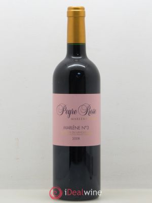 Vin de France (anciennement Coteaux du Languedoc) Peyre Rose Marlène n°3 Marlène Soria  2008 - Lot of 1 Bottle