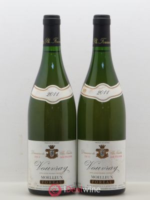 Vouvray Goutte d'Or Clos Naudin - Philippe Foreau  2011 - Lot of 2 Bottles