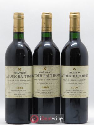 Château La Tour Haut-Brion Cru Classé de Graves  1990 - Lot of 3 Bottles