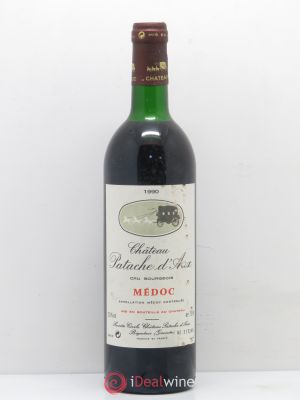 Château Patache d'Aux Cru Bourgeois (no reserve) 1990 - Lot of 1 Bottle
