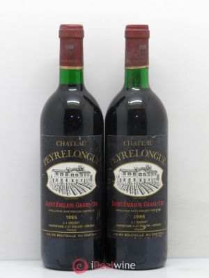 Saint-Émilion Château Peyrelongue 1985 - Lot of 2 Bottles