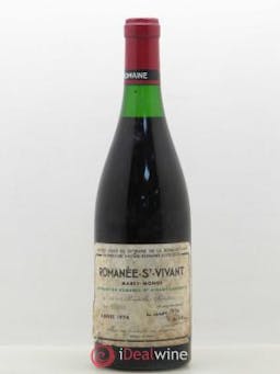 Romanée-Saint-Vivant Grand Cru Domaine de la Romanée-Conti  1974 - Lot of 1 Bottle