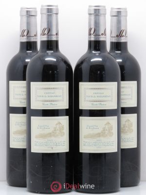 - Château Tour de Mirambeau cuvée passion 2001 - Lot of 4 Bottles