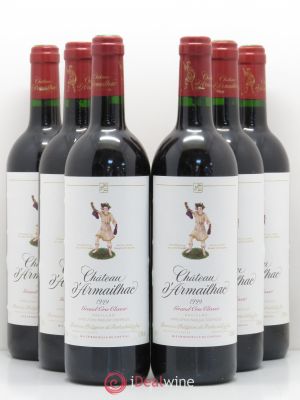 Château d'Armailhac - Mouton Baron(ne) Philippe 5ème Grand Cru Classé  1999 - Lot of 6 Bottles