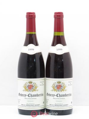 Gevrey-Chambertin Domaine Bruno Desaunay-Bissey 1999 - Lot of 2 Bottles