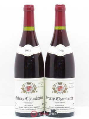 Gevrey-Chambertin Domaine Bruno Desaunay-Bissey 1998 - Lot of 2 Bottles