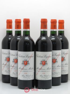 Château Poujeaux  1998 - Lot of 6 Bottles