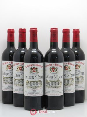 - Lalande de Pomerol Château La Croix Saint André 1995 - Lot of 6 Bottles