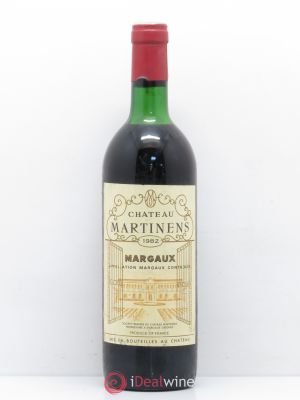 Château Martinens Cru Bourgeois  1982 - Lot of 1 Bottle