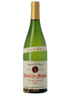 Pouilly-Fuissé Tête de Cru Clos des Prouges J.A. Ferret (Domaine) 2021 - Lot de 1 Flasche