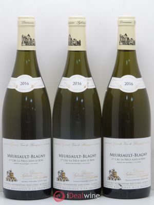 Meursault 1er Cru Blagny Pièce sous bois Domaine Sylvain Langoureau 2016 - Lot of 3 Bottles