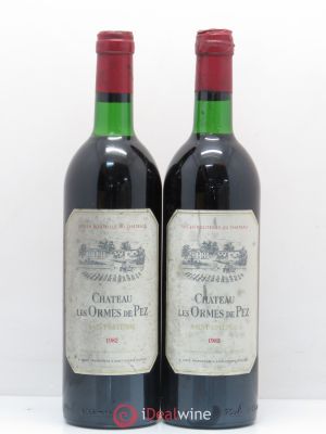 Château les Ormes de Pez  1982 - Lot of 2 Bottles