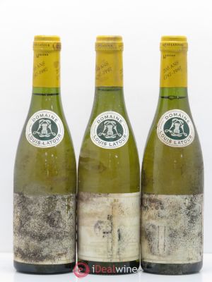 Corton-Charlemagne Grand Cru Louis Latour (Domaine)  1998 - Lot of 3 Half-bottles