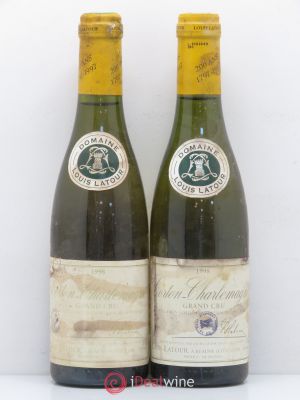 Corton-Charlemagne Grand Cru Louis Latour (Domaine)  1998 - Lot de 2 Demi-bouteilles