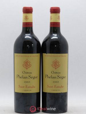 Château Phélan Ségur  2003 - Lot of 2 Bottles