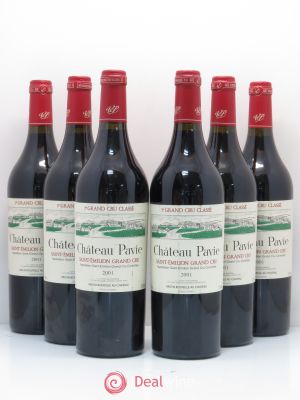 Château Pavie 1er Grand Cru Classé A  2001 - Lot of 6 Bottles