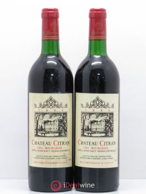 Château Citran Cru Bourgeois (no reserve) 1984 - Lot of 2 Bottles