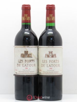 Les Forts de Latour Second Vin  1982 - Lot de 2 Bouteilles