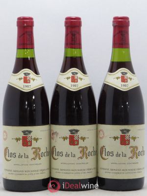 Clos de la Roche Grand Cru Armand Rousseau (Domaine)  1987 - Lot of 3 Bottles