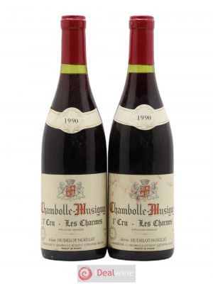 Chambolle-Musigny 1er Cru Les Charmes Hudelot-Noëllat  1990 - Lot of 2 Bottles