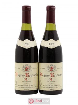Vosne-Romanée 1er Cru Hudelot Noëllat 1989 - Lot of 2 Bottles