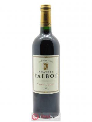 Château Talbot 4ème Grand Cru Classé (OWC if 12 bts) 2015 - Lot of 1 Bottle