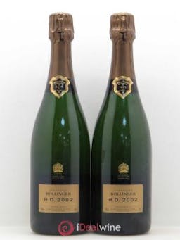 R.D. Bollinger  2002 - Lot of 2 Bottles
