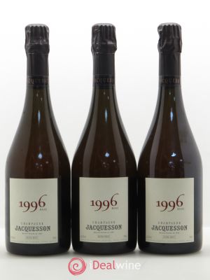 Brut Champagne Jacquesson 1996 - Lot of 3 Bottles