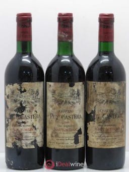Château Puy Castera Cru Bourgeois  1985 - Lot of 3 Bottles