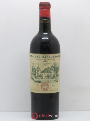 Château Carbonnieux Cru Classé de Graves  1928 - Lot de 1 Bouteille