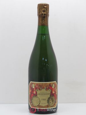 Avize DT (Dégorgement Tardif) Jacquesson  1988 - Lot of 1 Bottle