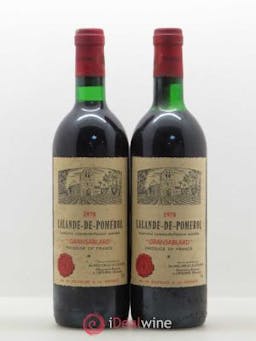 - Gransablard Lalande de Pomerol (no reserve) 1978 - Lot of 2 Bottles