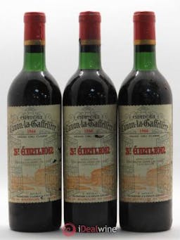 Château Canon la Gaffelière 1er Grand Cru Classé B  1966 - Lot of 3 Bottles