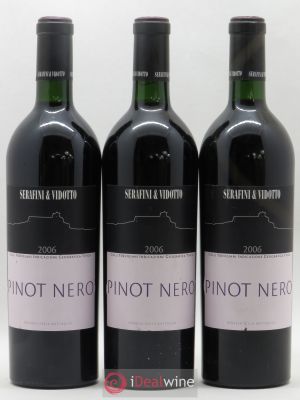Italie Trevigiani Serafini Vidotto Pinot Nero (no reserve) 2006 - Lot of 3 Bottles