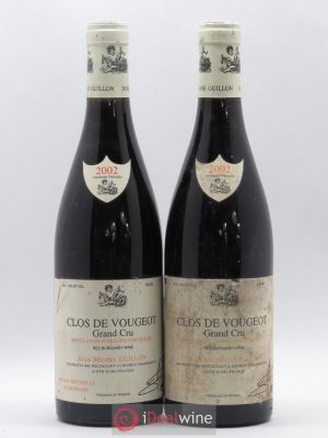 Clos de Vougeot Grand Cru Domaine Guillon (no reserve) 2002 - Lot of 2 Bottles