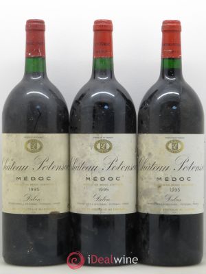 Château Potensac  1995 - Lot of 3 Magnums