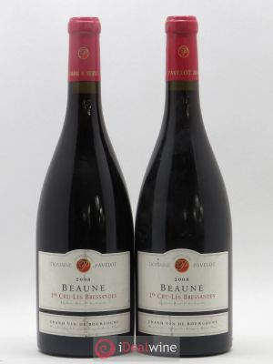 Beaune 1er Cru Les Bressandes Domaine Pavelot (no reserve) 2008 - Lot of 2 Bottles