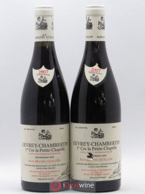 Gevrey-Chambertin 1er Cru La Petite Chapelle Domaine Guillon (no reserve) 2007 - Lot of 2 Bottles