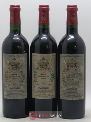 Château Marquis d'Alesme Becker 3ème Grand Cru Classé  2000 - Lot of 3 Bottles