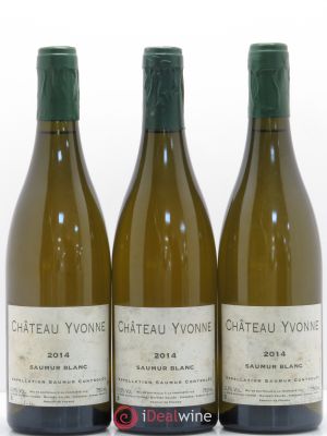 Saumur Château Yvonne  2014 - Lot of 3 Bottles