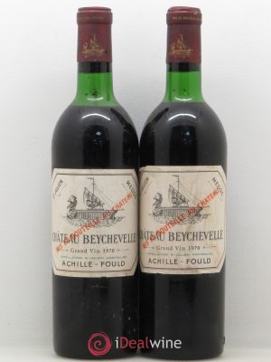 Château Beychevelle 4ème Grand Cru Classé  1970 - Lot of 2 Bottles