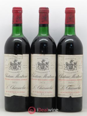 Château Montrose 2ème Grand Cru Classé  1973 - Lot of 3 Bottles