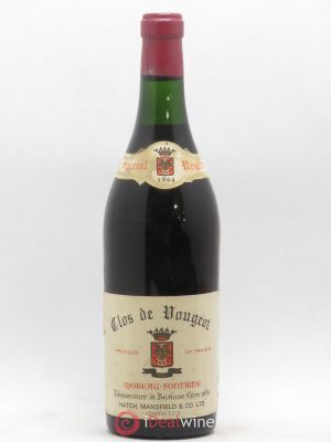 Clos de Vougeot Grand Cru Spécial Réserve Moreau Fontaine 1964 - Lot of 1 Bottle