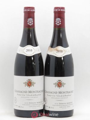 Chassagne-Montrachet 1er Cru Clos de la Boudriotte Ramonet (Domaine)  2010 - Lot of 2 Bottles