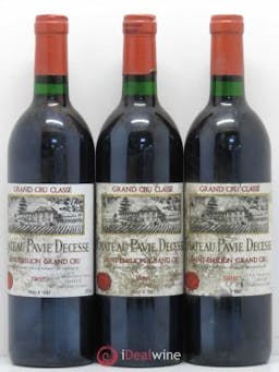 Château Pavie Decesse Grand Cru Classé  1988 - Lot of 3 Bottles