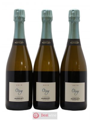 Champagne Marguet - Oiry Zéro Dosage 2016 - Lot of 3 Bottles