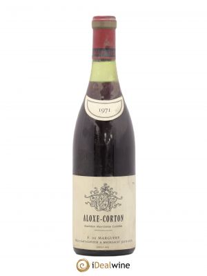 Aloxe-Corton Négociant De Marguery (no reserve) 1971 - Lot of 1 Bottle