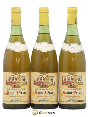 Saint-Véran Négociant Doucet (no reserve) 1977 - Lot of 3 Bottles