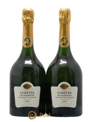 Comtes de Champagne Taittinger  2008 - Lot of 2 Bottles