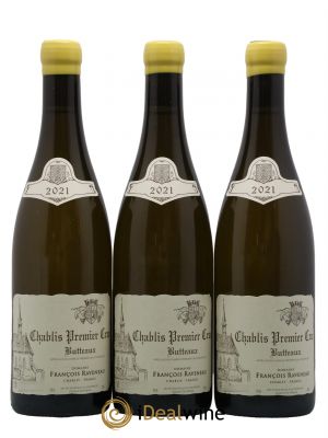 Chablis 1er Cru Butteaux Raveneau (Domaine)  2021 - Lot of 3 Bottles